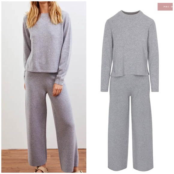 Kilte Sweaters - Kilte Longsleeve Liz Set Earl Gray Size Medium